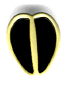 Our custom design - Hoof Print Pin!