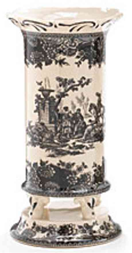 Toile Vase or CandleHolder with Goat Design